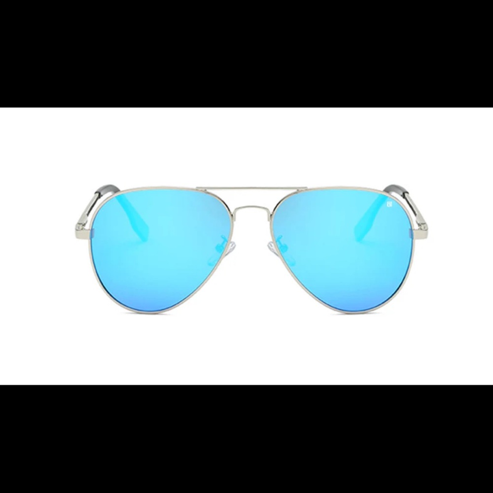 Aviator “Afternoon Delights” Unisex SS Sunglasses by Tomahawk with Blue Lenses